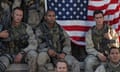 Generation Kill: from left, Alexander Skarsgård	as Sgt Brad 'Iceman' Colbert; Jon Huertas as Sgt. Antonio 'Poke' Espera; and James Ransone as Cpl. Josh Ray Perso