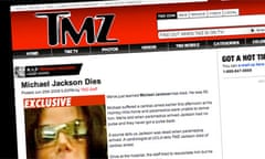 Michael Jackson death: TMZ website