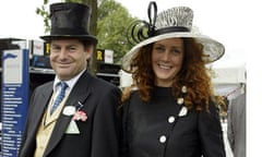 Rebekah Brooks and Charlie Brooks at Royal Ascot