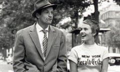 Jean-Paul Belmondo and Jean Seberg in A Bout de Souffle