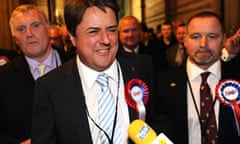 BNP leader Nick Griffin after the 2009 European elections