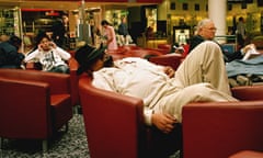 Passengers at Heathrow's terminal 3