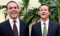 James Murdoch and David Cameron 