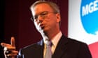 Google's Eric Schmidt delivers the MacTaggart lecture