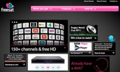 Freesat website