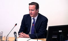 Levesion inquiry: David Cameron