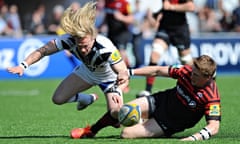 The Sun and Times's first Aviva Premiership rugby clips will be of the Saracens v Bath clash