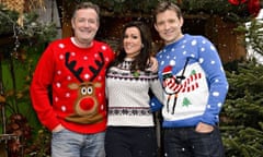 Piers Morgan, Susanna Reid and Ben Shephard of Good Morning Britain