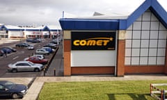 Comet store at Castle Meadows retail park, Nottingham