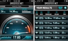 Speedtest.net screengrab
