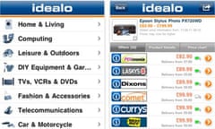 Idealo app screengrab