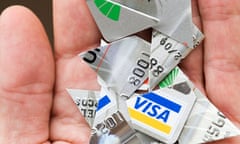 A cut up credit card