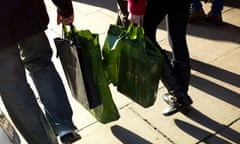 Shoppers in London