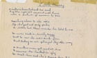 Bob Dylan teenage poem