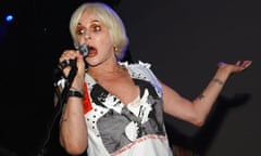 Strike a pose ... Genesis P-Orridge has refused to continue performing with Throbbing Gristle.