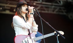 Theresa Wayman of Warpaint at Field Day 2011