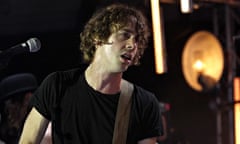 Johnny Borrell of Razorlight performs at London's Senate House in September 2012.