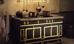 Black Aga cooker