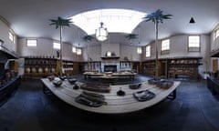 360 Panoramic of Brighton Pavilion Kitchen