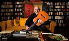 Clive James at home in South London