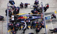 Sebastian Vettel pit stop