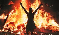 flames at  Woodstock ‘99