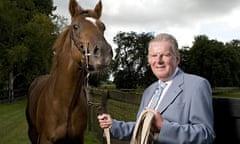 John Motson with his horse, Motty’s Gift