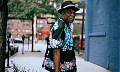 Buddy Guy outside his Legends nightclub