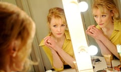 Claire Skinner in her dressing room