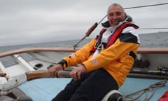 Alan Carter sailing on Dementia Adventure event