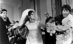 Anne Bancroft, Katharine Ross and Dustin Hoffman in The Graduate.