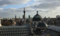 View of the London skyline from the top floor of the National Portrait Gallery.Photograph: Paul Owen