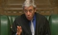 John Bercow, the Commons Speaker