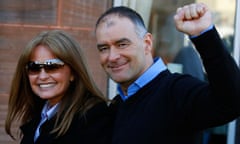 Tommy Sheridan with his wife, Gail