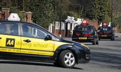 Learner drivers in South Woodford, London