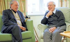 Care home resident Thomas Renahan (right) and his brother, Jim 