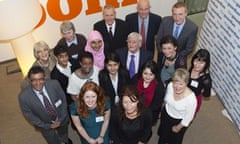 winners at the Guardian Charity Awards 2009