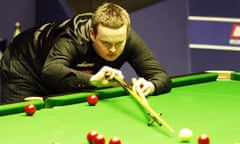 Shaun Murphy lead 9-5 but he was just two frames ahead at the end of play