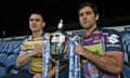 Leeds' Kevin Sinfield and Melbourne's Cameron Smith