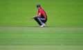 England captain Alastair Cook looks on during the defeat to Sri Lanka in the third ODI