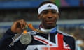 Britain's Phillips Idowu insists he is happy with his silver medal