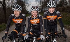 Wiggle Honda's Dani King, Laura Trott and Joanna Rowsell. 