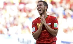 Belgium's Eden Hazard believes a third win on the trot in Group H could begin to inspire fear in fut