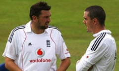 Steve Harmison and Kevin Pietersen