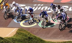 Shazane Reade (far right) begins the Olympic final