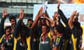 Pakistan celebrate winning World Twenty20