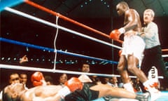 James 'Buster' Douglas and Mike Tyson