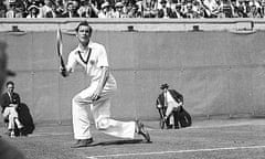Fred Perry winning 1933 US Open against Jack Crawford