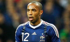 Thierry Henry during France's World Cup qualifying play-off against Ireland