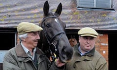 Denman with Paul Nicholls and Paul Barber 